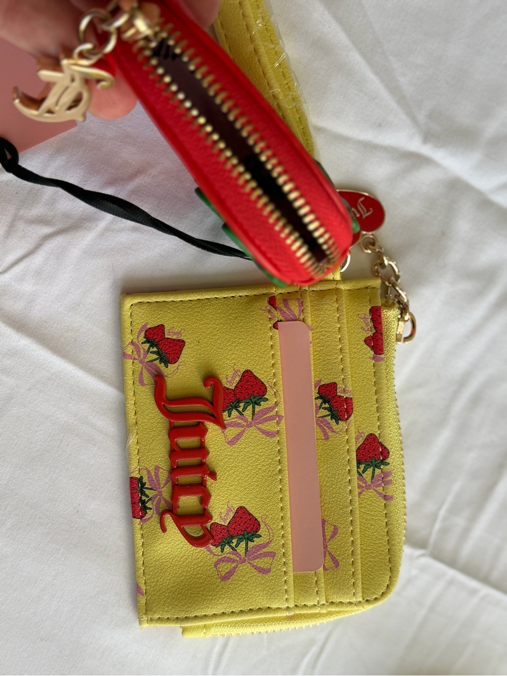 Juicy Couture Sweet Strawberry Wristlet, NWT